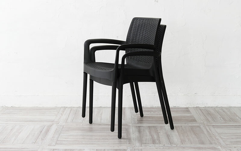 C1605PDG ラタン風ガーデンアームチェア | 【SR-net】Sunflower Rattan