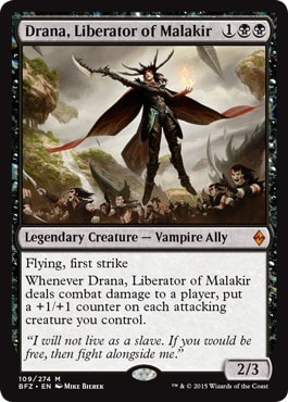 マラキールの解放者、ドラーナ/Drana, Liberator of Malakir》[BFZ] 黒
