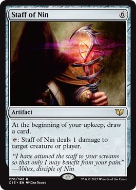 ニンの杖/Staff of Nin》[C15] 茶R | 日本最大級 MTG通販サイト