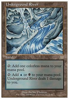 地底の大河/Underground River》[ICE] 土地R | 日本最大級 MTG通販