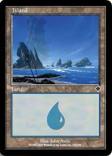 島/ 基本土地 INV インベイジョン foil 335 B Foil】(335)《島/Island