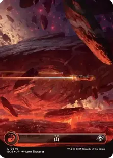 ギャラクシー・Foil】(370)□ボーダーレス□《山/Mountain》[EOE] 土地