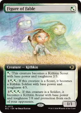 Foil】(372)□拡張アート□《寓話の大立者/Figure of Fable》[ECL-BF