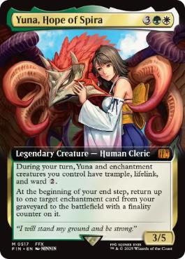 Foil】(404)□ボーダーレス□《スピラの希望、ユウナ/Yuna, Hope of