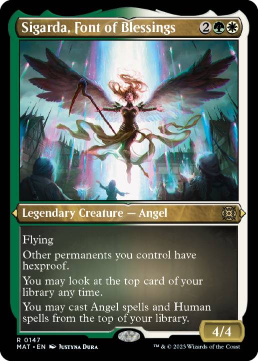 エッチング・Foil】(147)《祝福の泉、シガルダ/Sigarda, Font of