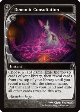 Foil】(181)《Demonic Consultation》[MB2] 黒U | 日本最大級 MTG通販