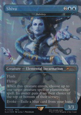 Foil】(7005)□ボーダーレス□《シヴァ/Shiva》//《緻密/Subtlety
