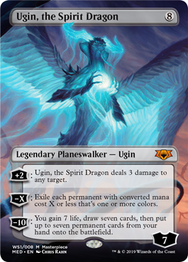 Foil】《精霊龍、ウギン/Ugin, the Spirit Dragon》(MED-WAR)[Mythic