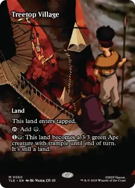 樹上の村 Treetop Village 日本語 foil MTG 樹上の村/Treetop Village