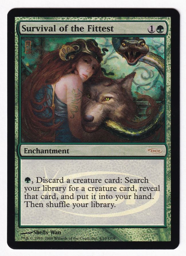 Foil】《適者生存/Survival of the Fittest》(ジャッジ褒賞)[DCIマーク