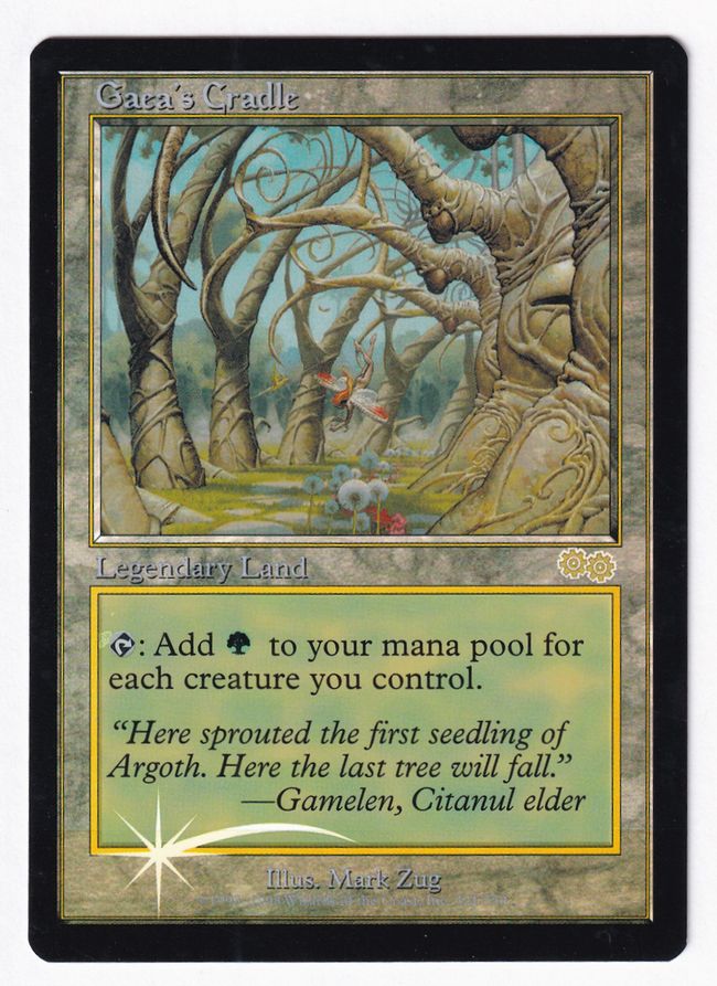 ガイアの揺籃の地 日本語2枚 1枚傷あり ガイアの揺籃の地 日本語2枚 1