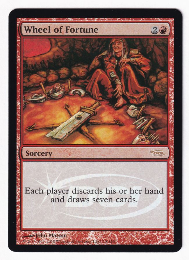 Foil】《Wheel of Fortune》(ジャッジ褒賞)[DCIマーク] 赤 | 日本最大