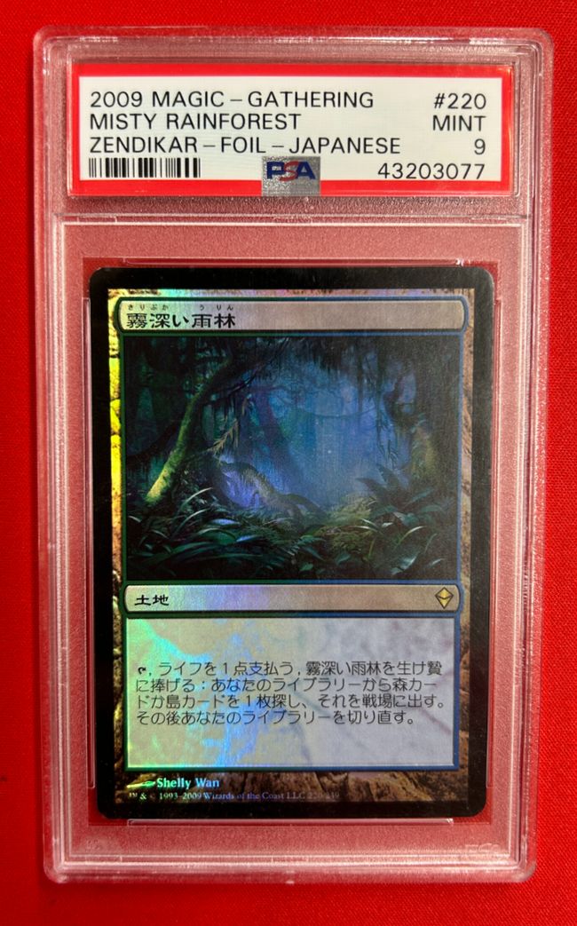Foil】《霧深い雨林/Misty Rainforest》[ZEN] 土地R | 日本最大級 MTG