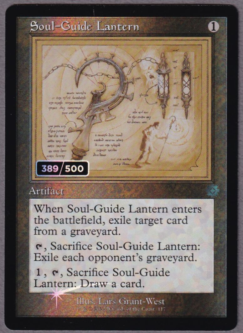 ダブルレインボウ・Foil】(117)□設計図□《魂標ランタン/Soul-Guide