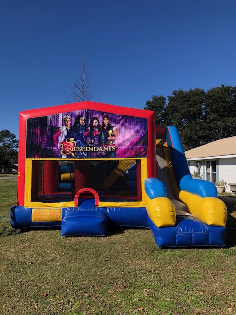 Disney Descendants 7N1 Inflatable Combo Fun Jump & Party Rental