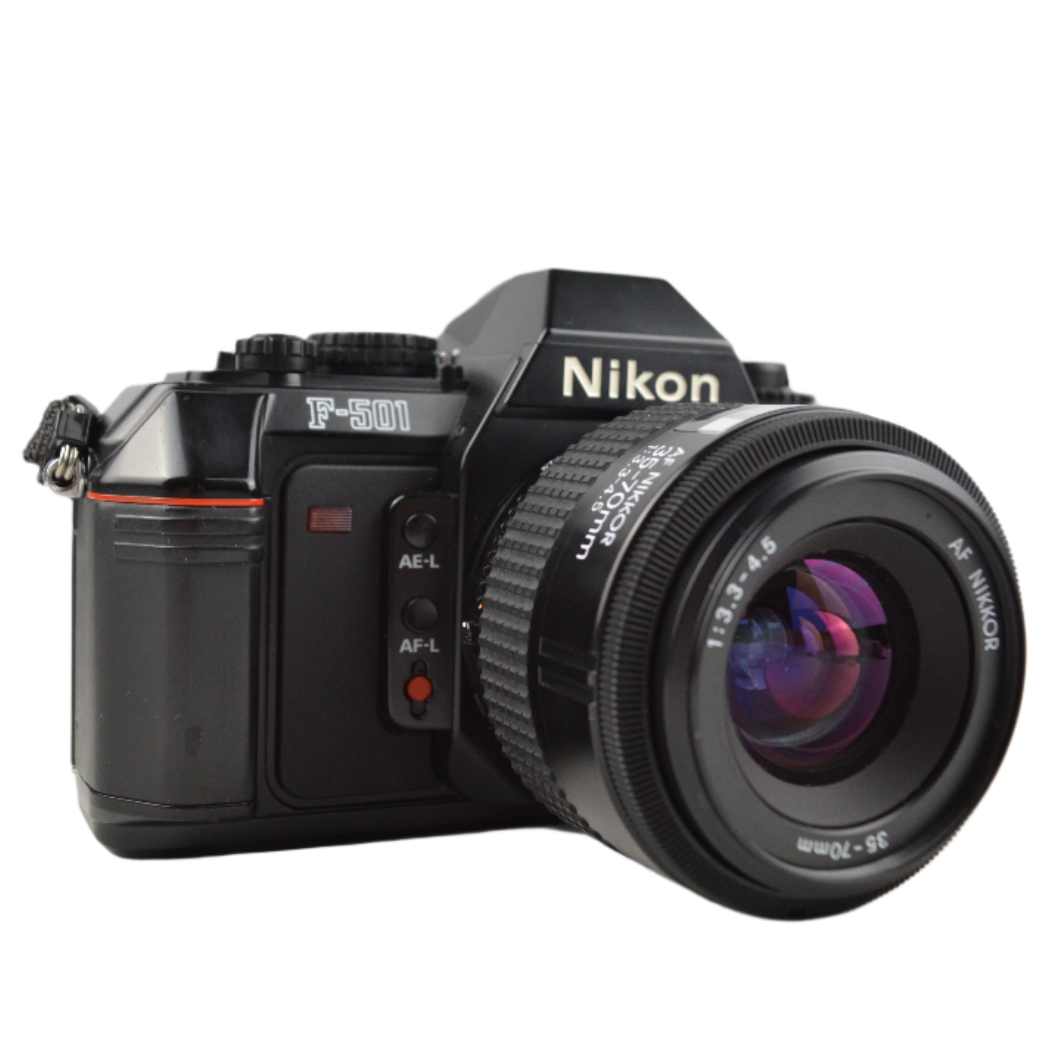 Nikon F-501 AF with Nikkor 35-70mm f3.3 Zoom Lens – Film Camera Store