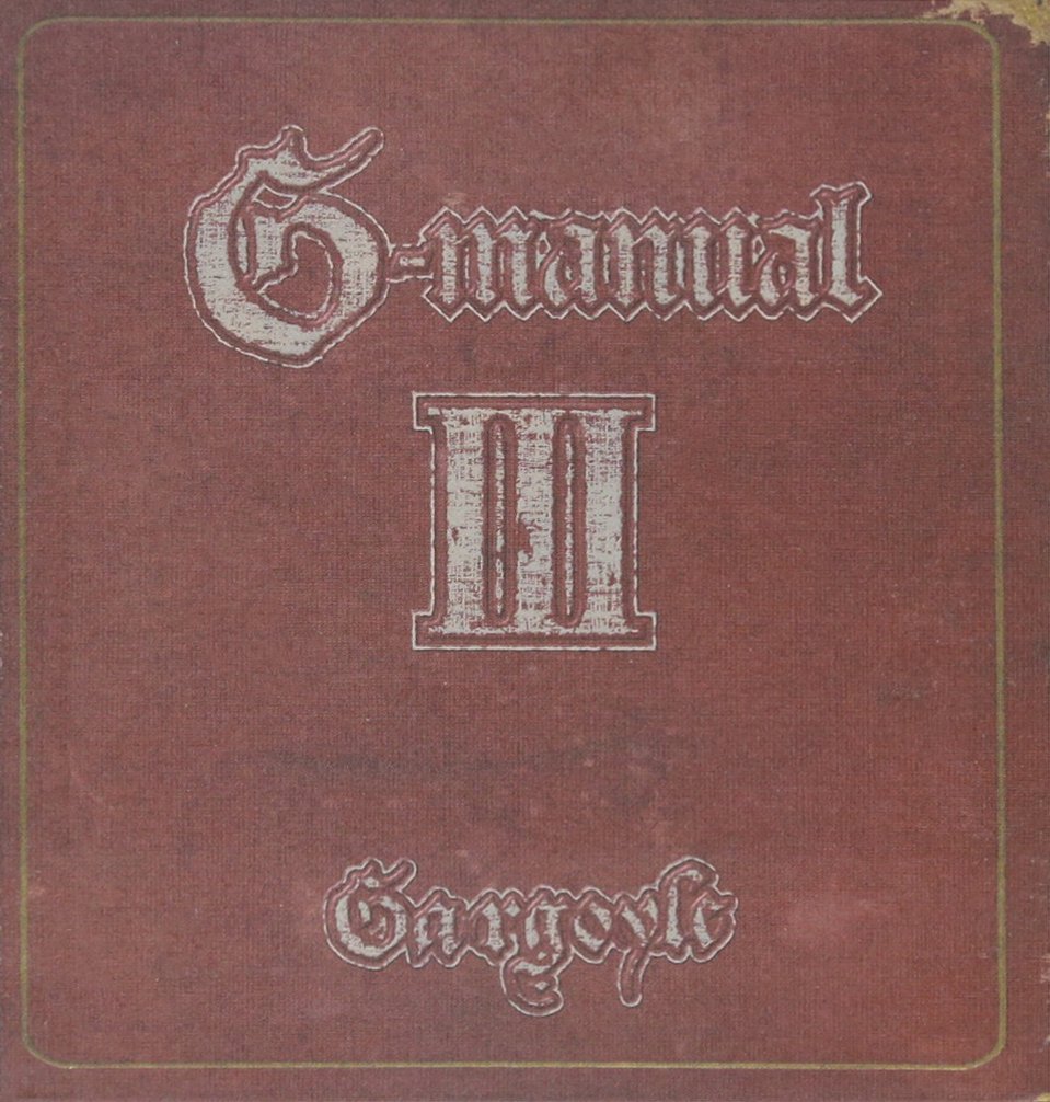 G-manual III（ジーマニュアルスリー)｜Gargoyleオフィシャルサイト