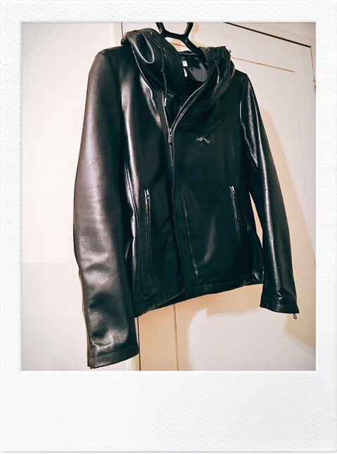 キャサリンハムネット☆フーデッドライダーズジャケット☆ラム