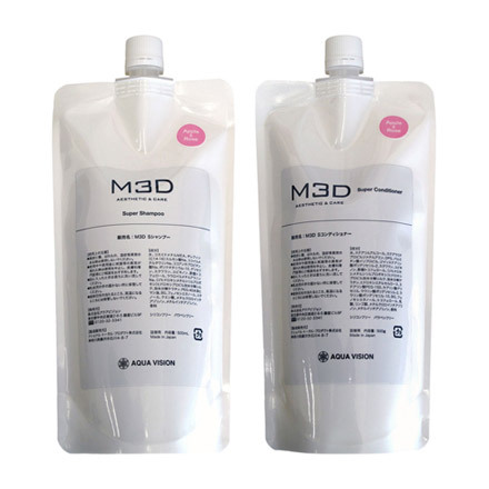 2個セット】M3Dアップル＆ローズ シャンプー・コンディショナー M3D