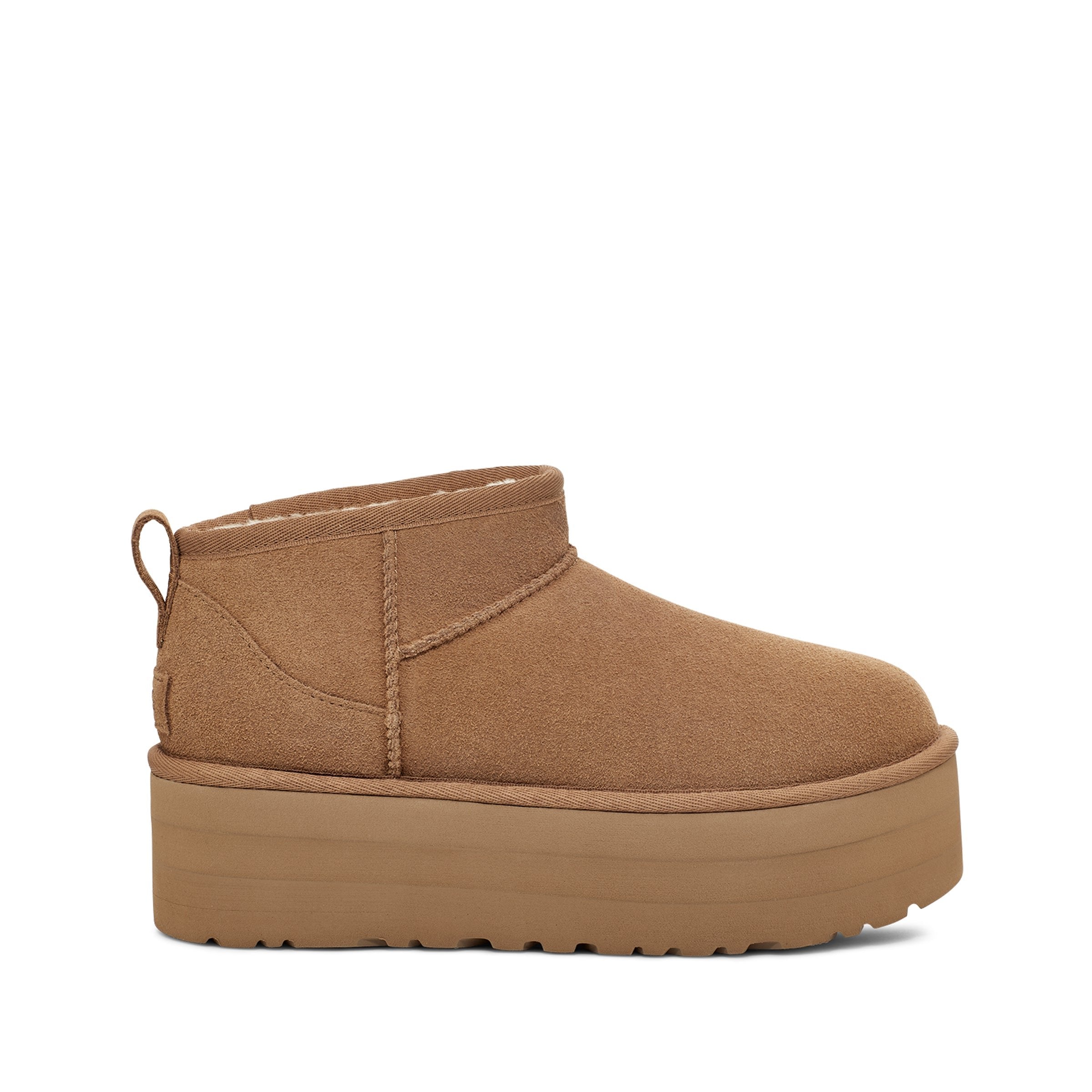 UGG Women's Classic Ultra Mini Platform in Chestnut