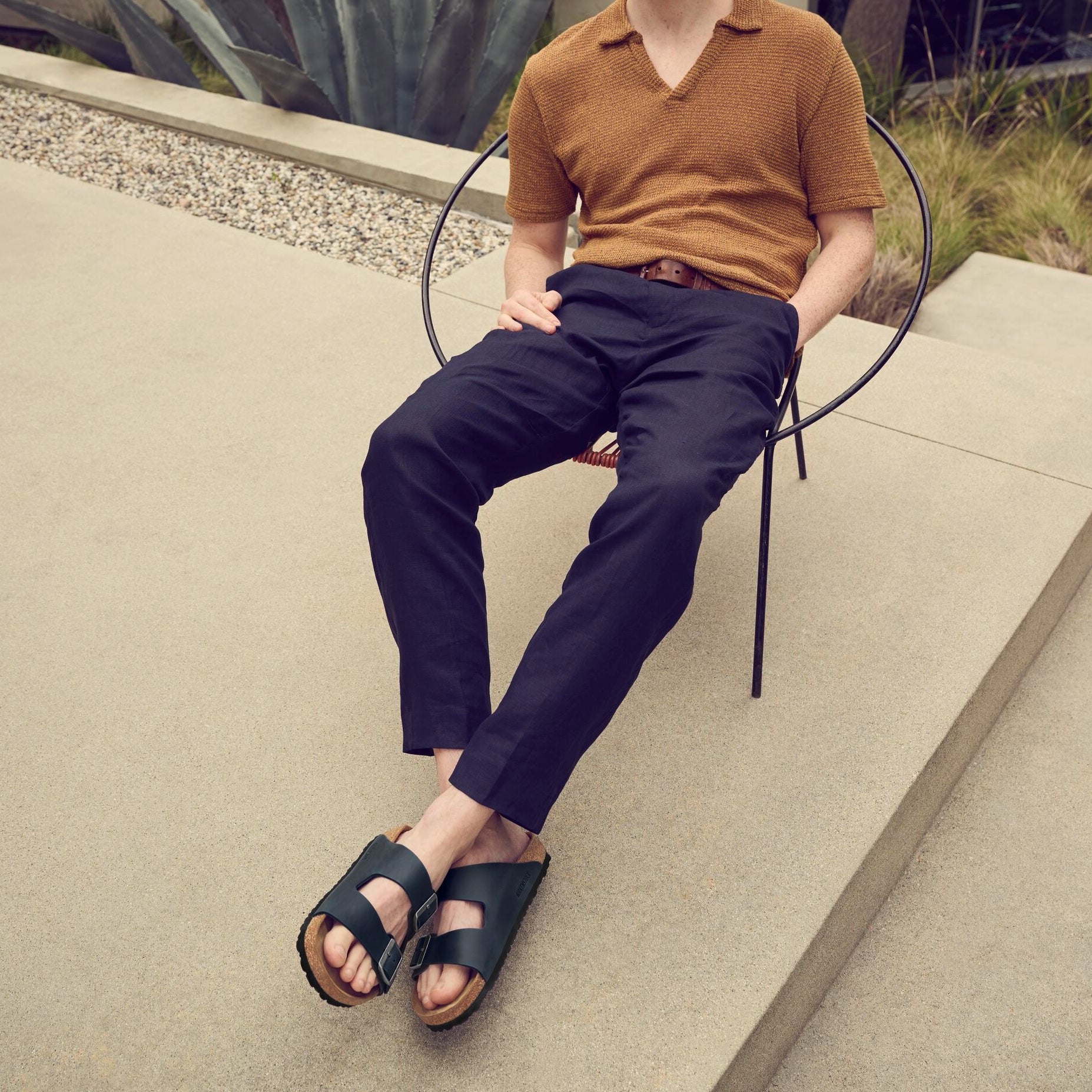 Birkenstock Arizona midnight suede/oiled leather