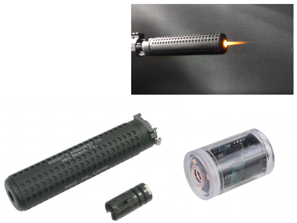 VFC: SS-M4KAC-01 M4 KAC NT-4 QDサイレンサー ハイダーSET + 5KU: bbp