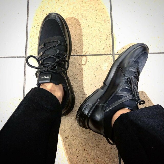 トッズ ノーコード01を初履き！コーデは勿論、オールブラックです