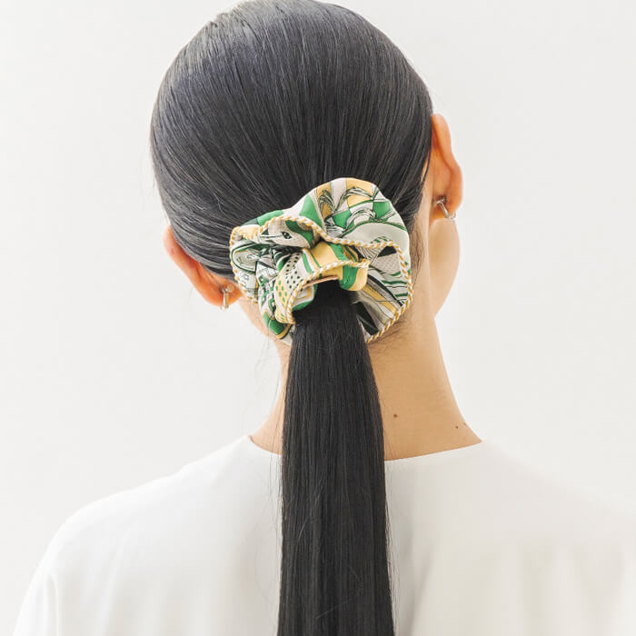 マニプリ｜パイピングシュシュ ・グリーン｜東京ソワールオンラインストア