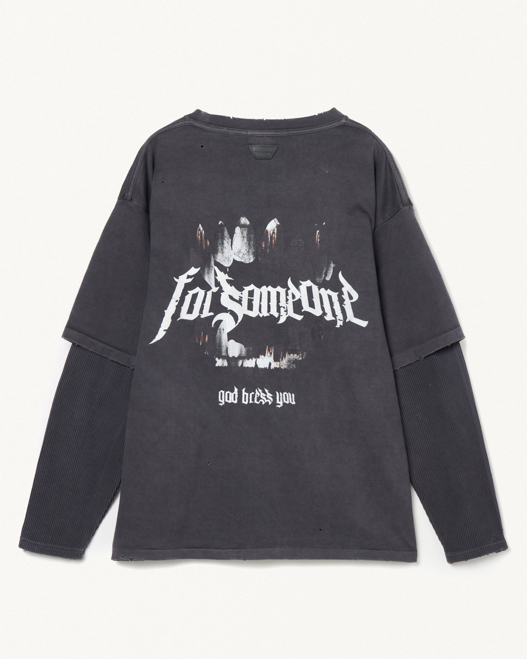 GOTHIC LAYERED LS TEE | FORSOMEONE(フォーサムワン)公式ONLINE STORE