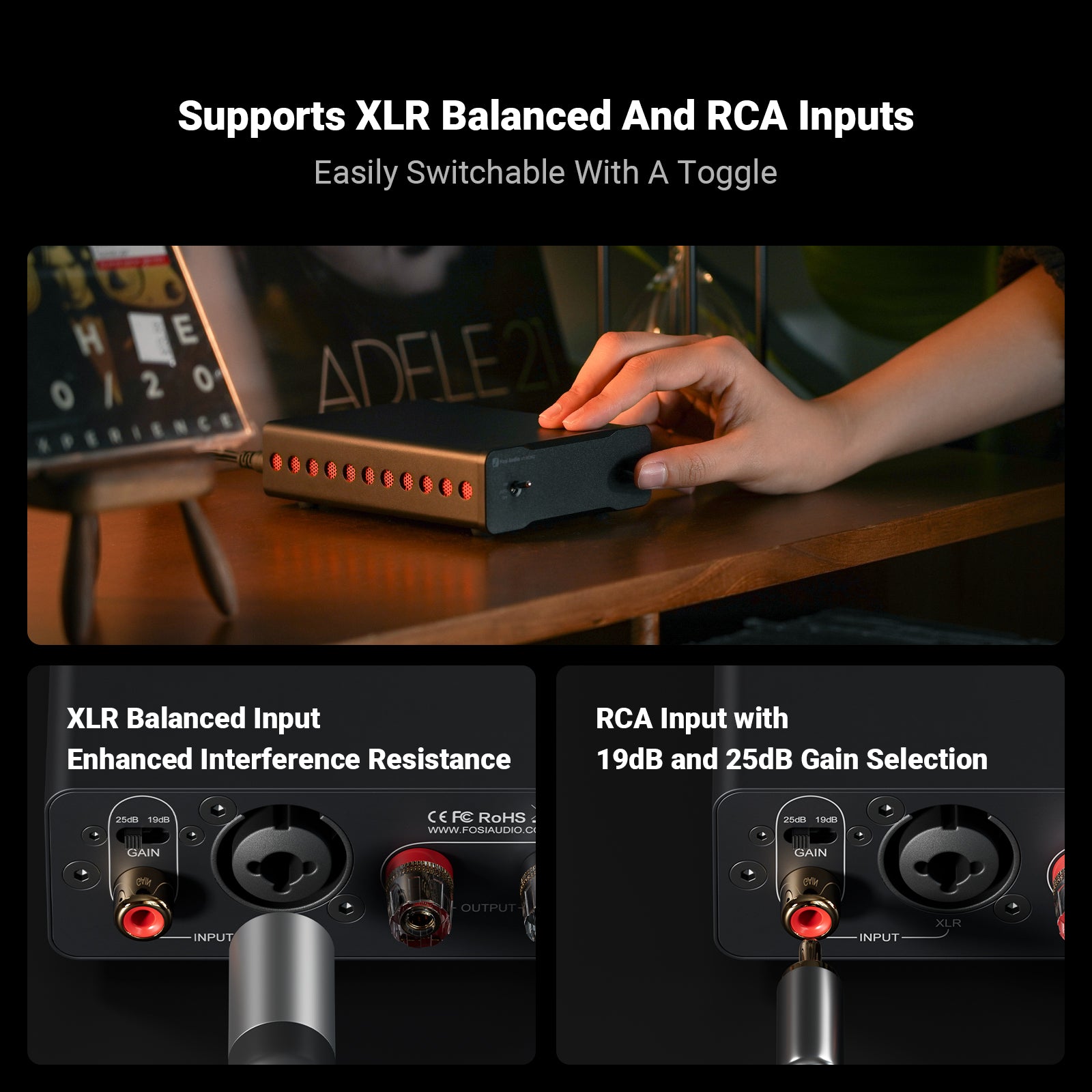 Fosi Audio V3 Mono Power Amplifier