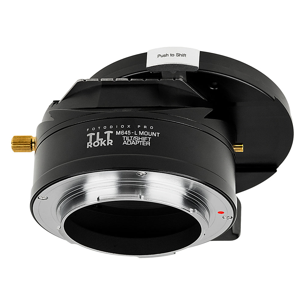 Tilt / Shift Adapter - Mamiya 645 Lens to L-Mount Alliance Cameras