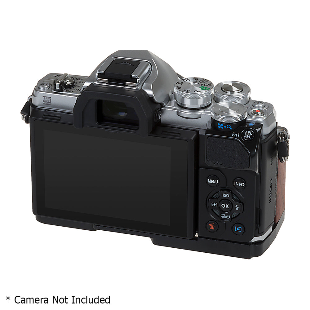 Deluxe All Metal Black Camera Hand Grip for Olympus OM-D E-M10