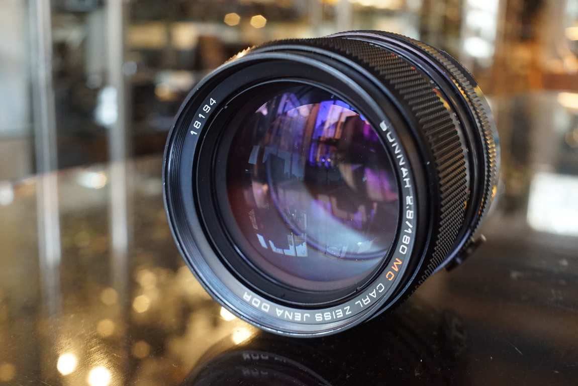 Carl Zeiss Jena Sonnar 180mm F/2.8 MC lens for P6, recent CLR by