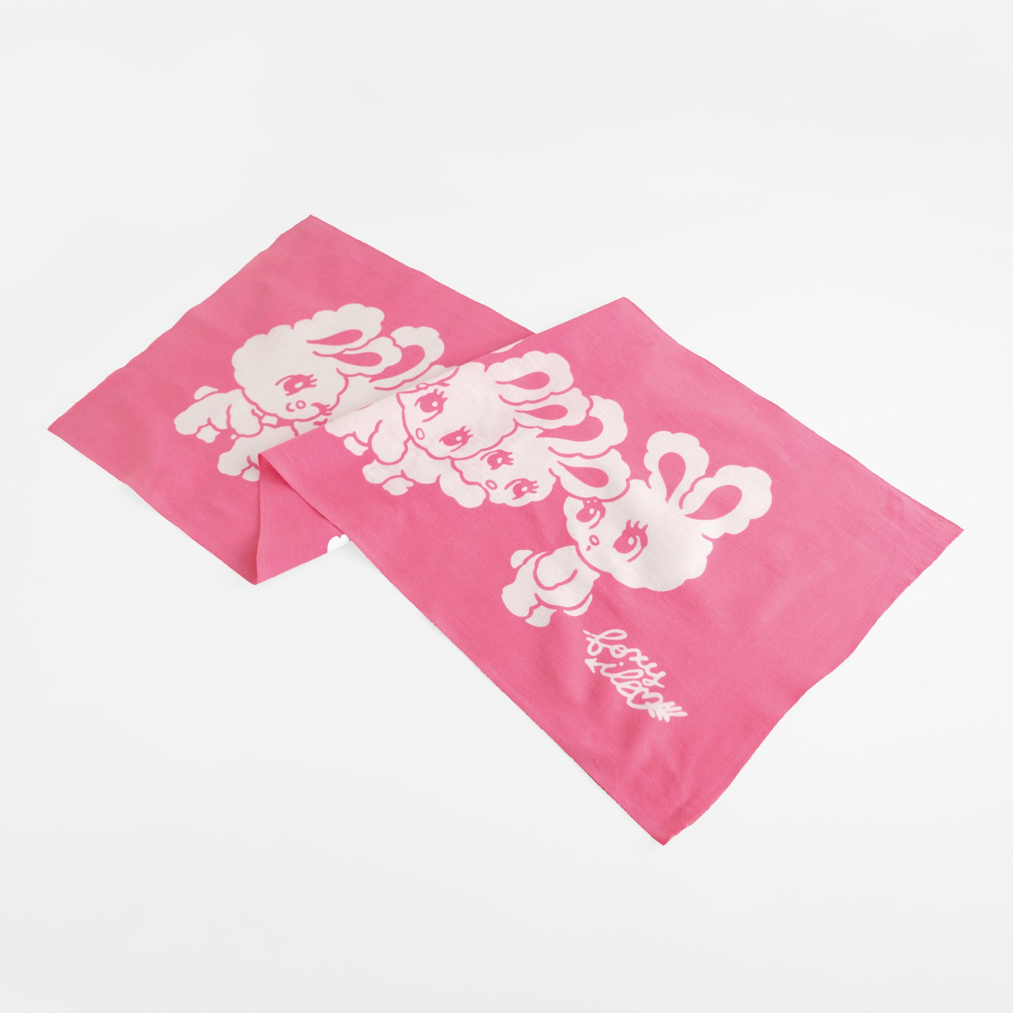 BUNNY Tenugui – foxy illustrations online