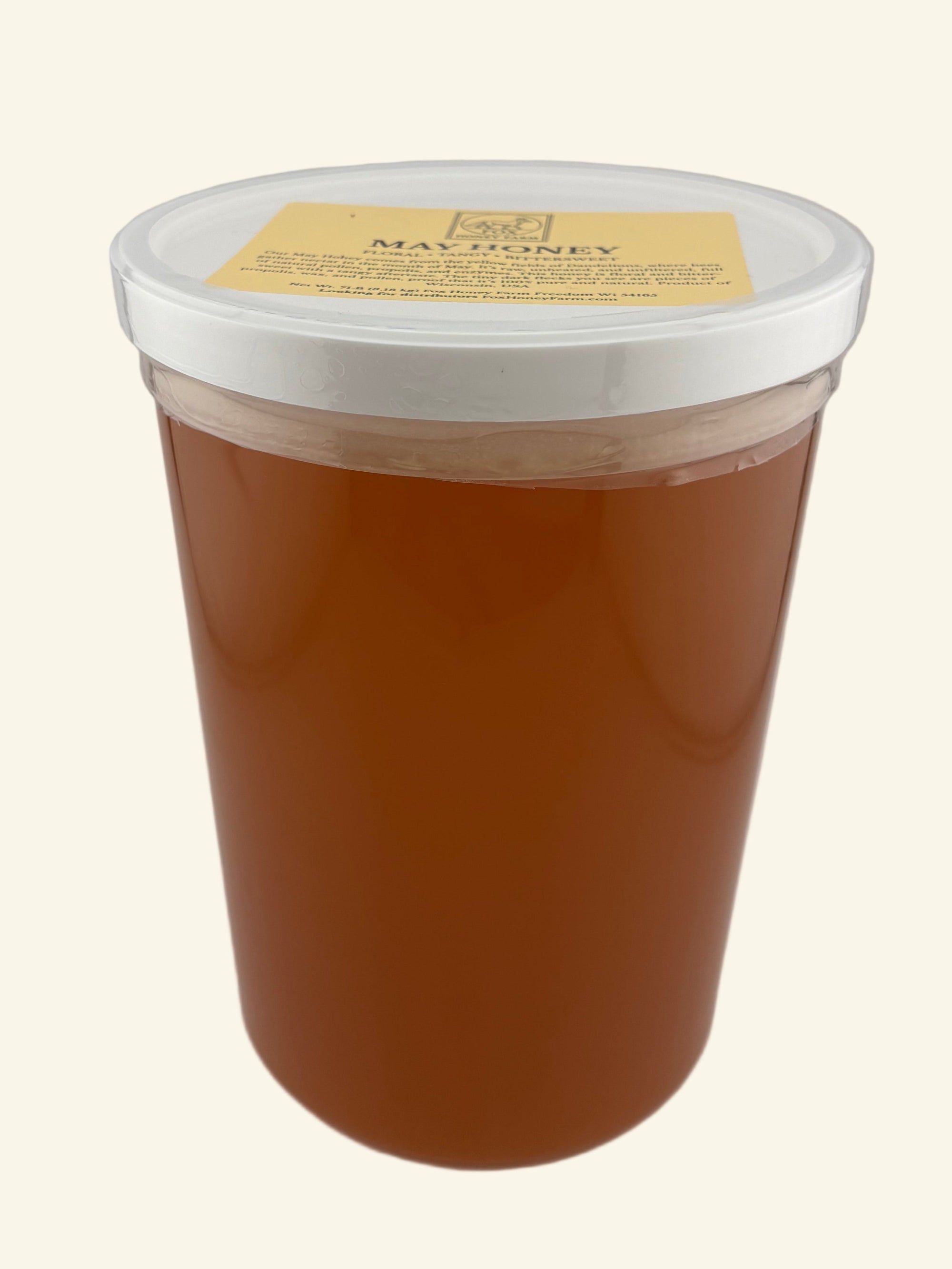 May Honey (Dandelion) 7lb 2025 – Fox Honey Farm