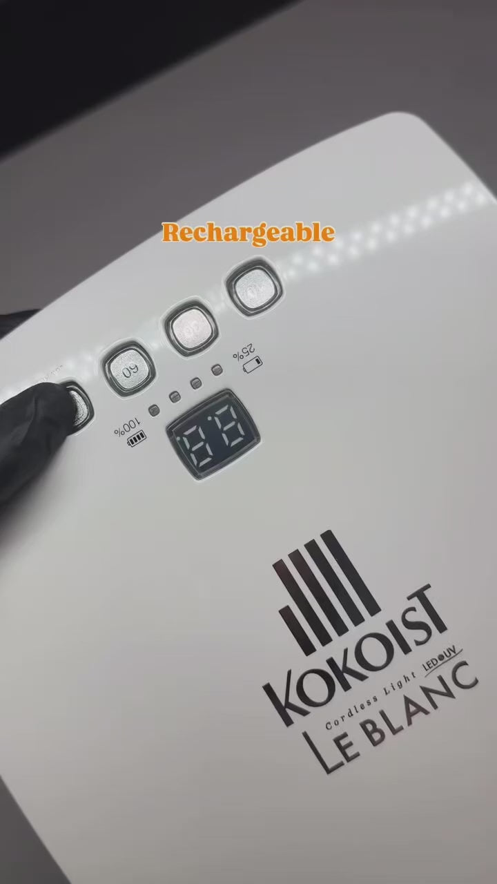 Kokoist LE BLANC Hybrid LED/UV Cordless Light Lamp – F.O.X Nails USA