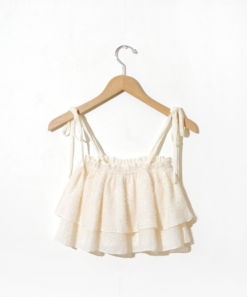 40%OFF】shaggy frill bustier～ｼｬｷﾞｰﾌﾘﾙﾋﾞｽﾁｪ | flower／フラワー公式通販