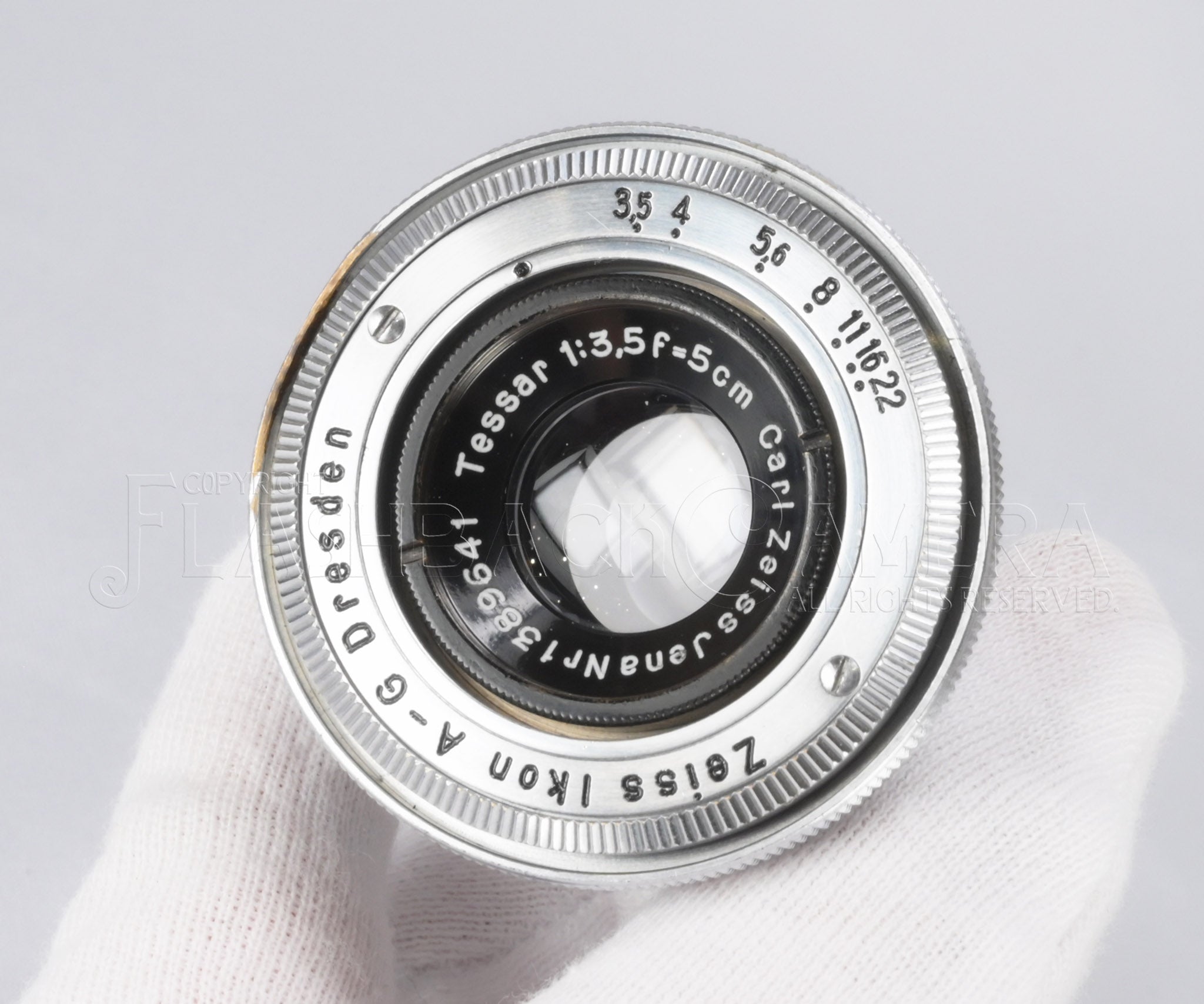 Tessar 50mm f3.5 (Contax) – FLASHBACK CAMERA