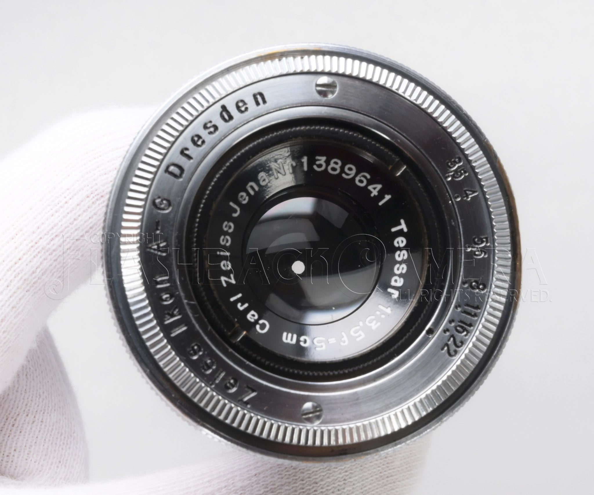 Tessar 50mm f3.5 (Contax) – FLASHBACK CAMERA