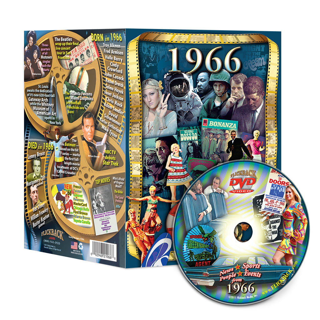 1966 Flickback DVD Video Greeting Card: Great Birthday or