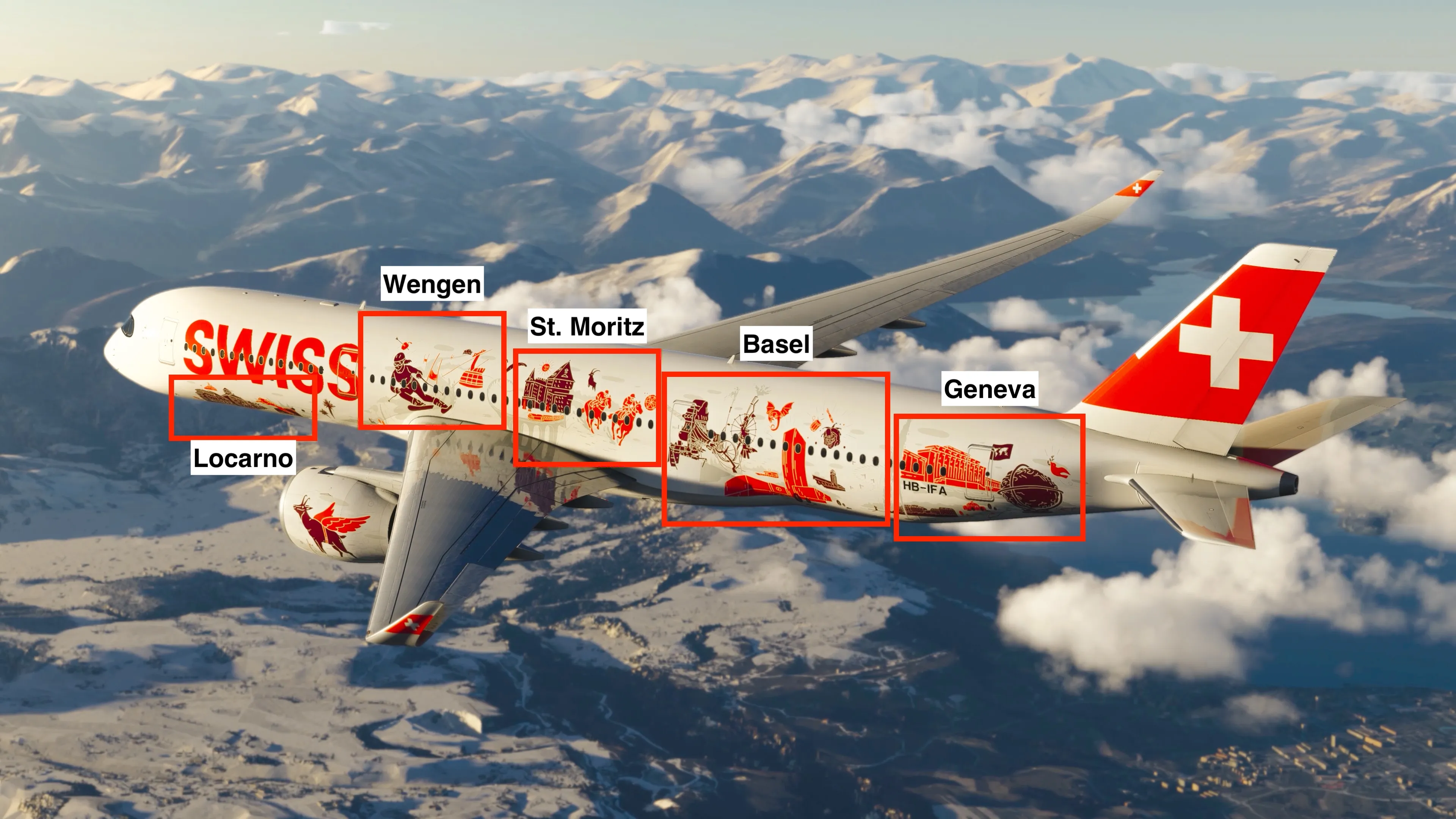 SWISS Unveils 'Wanderlust' Special Livery for First A350-900