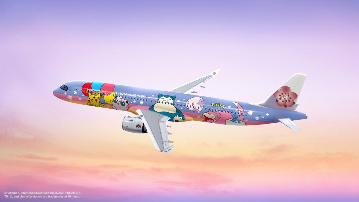 ピカチュウジェット、台湾に登場！チャイナエアラインのA321neo