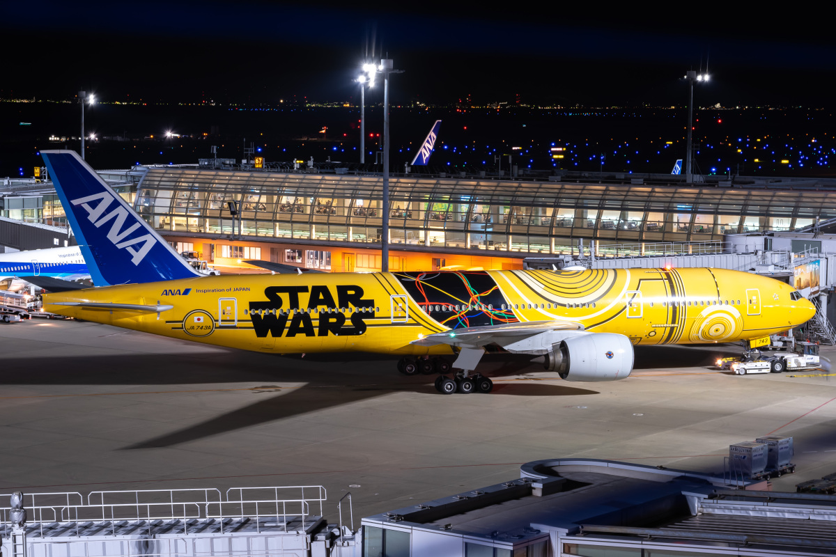 スターウォーズ「C-3PO ANA JET」1月9日に特別塗装での運航終了