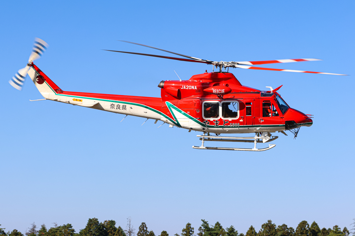 奈良県、新型防災ヘリにSUBARU BELL 412EPX「やまと3」が就役
