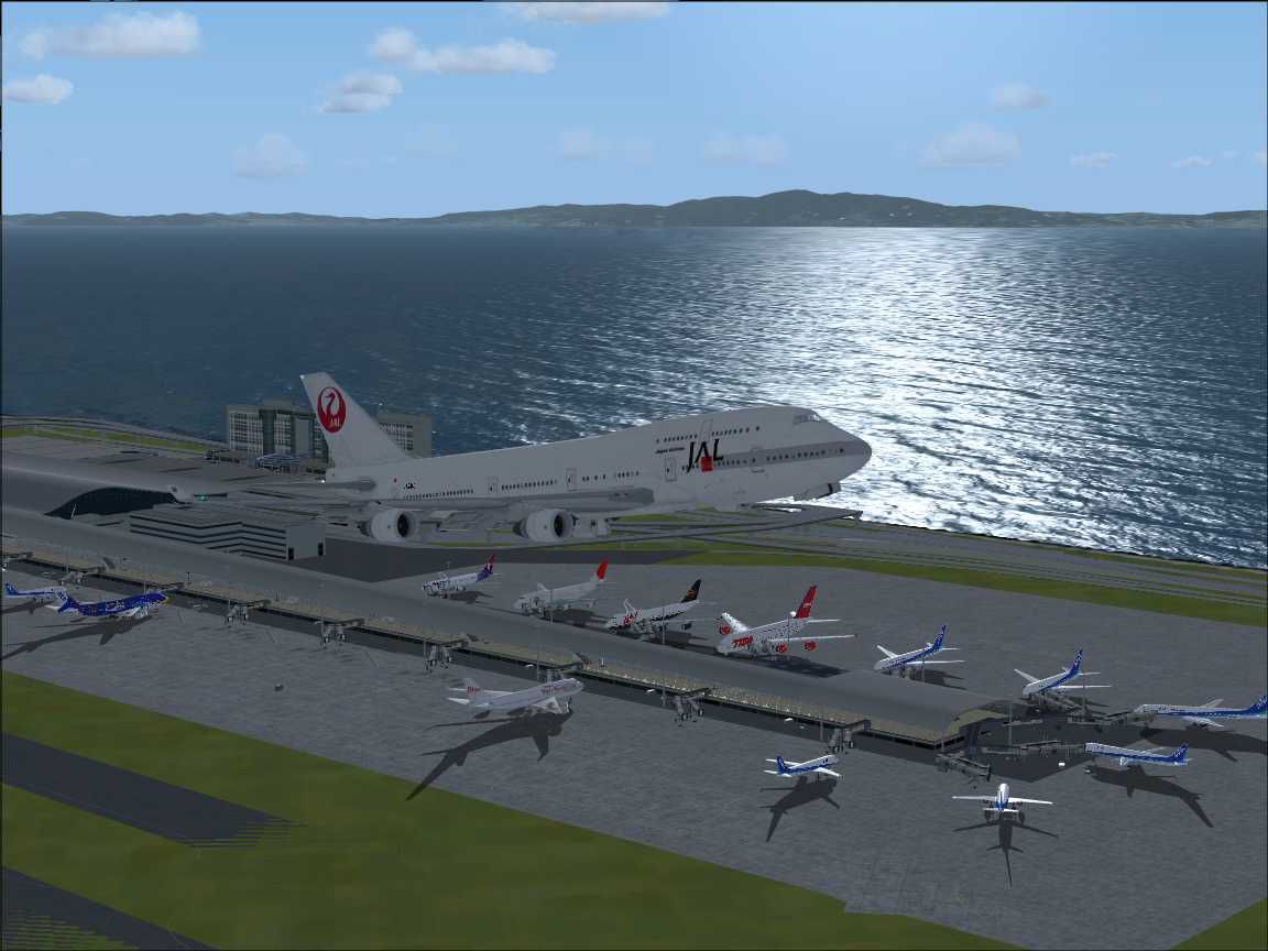 Japan Airlines Boeing 747-400 registration JA2443 for FSX