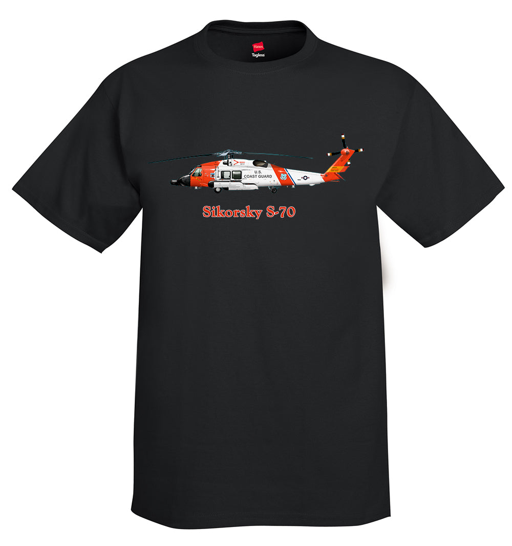 Sikorsky S-70 Helicopter T-Shirt - Personalized with Your N