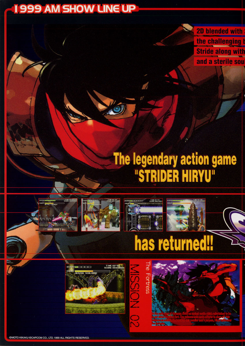 Capcom 1999 AM Show Line Up - Capcom (Video Game, 1999) - Japan