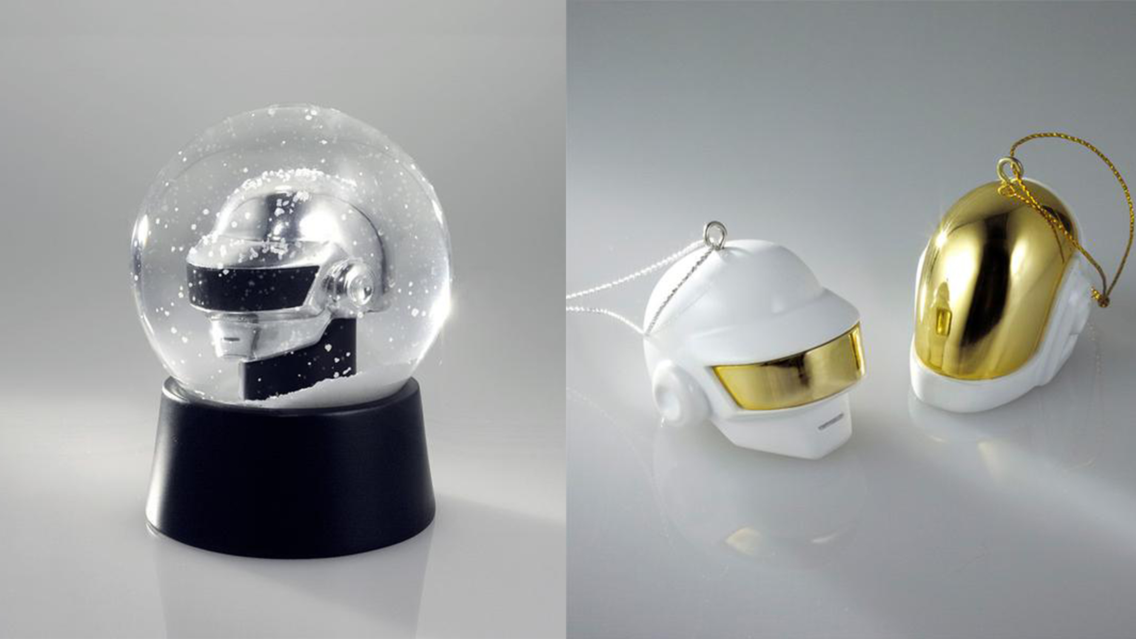 Daft Punkのスノードーム、手袋、オーナメントなどクリスマスグッズ