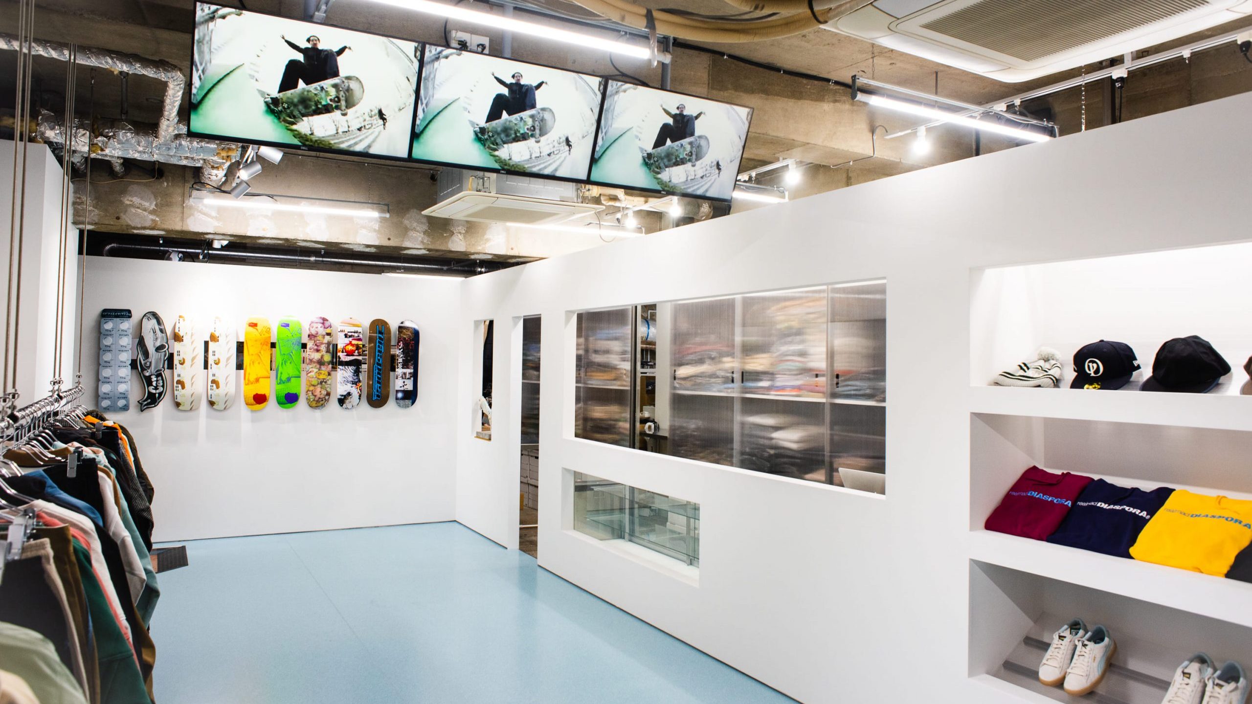 Diaspora skateboardsがフラッグシップストアを駒沢にオープン