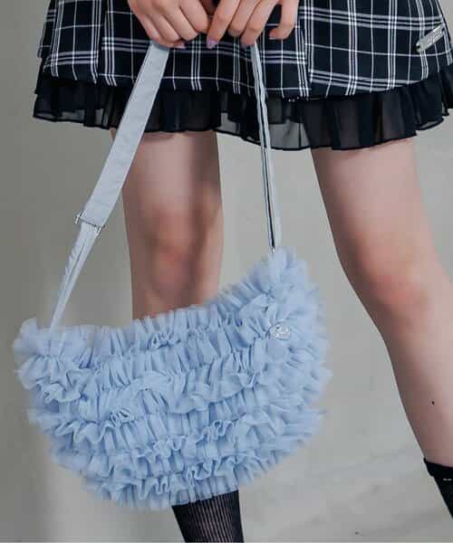 シアーフリルボディBAG（G266015）|algy（アルジー） 女の子（女の子